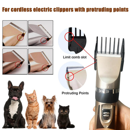 YAZIYIR 6 Pack Attachment Guide Combs for Oneisall Low Noise Dog Clippers - 3mm-18mm Cut Length, Black