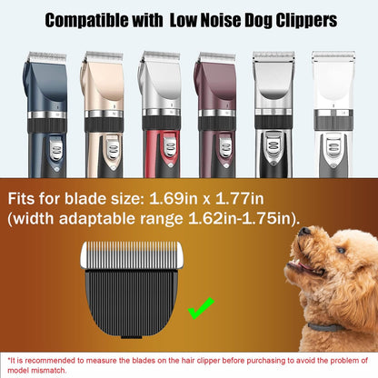 YAZIYIR 6 Pack Attachment Guide Combs for Oneisall Low Noise Dog Clippers - 3mm-18mm Cut Length, Black