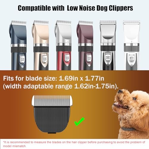 YAZIYIR 6 Pack Attachment Guide Combs for Oneisall Low Noise Dog Clippers - 3mm-18mm Cut Length, Black - görsel 8