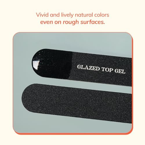 heyhae Glazed Top Gel for Semi-Cured Gel Nail Strips | Non-Wipe High Gloss Top Coat (0.23 fl.oz) - görsel 8