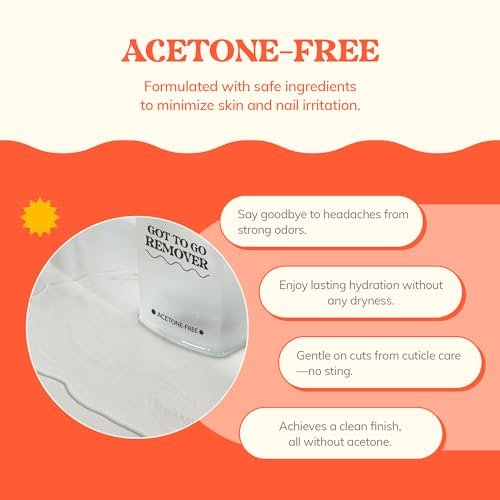 Heyhae Got To Go Remover - Semi-Cured Gel Nail Strip Remover | Non-drying Hypoallergenic Solution | Gentle and Moisturizing Acetone Free Formula - görsel 12