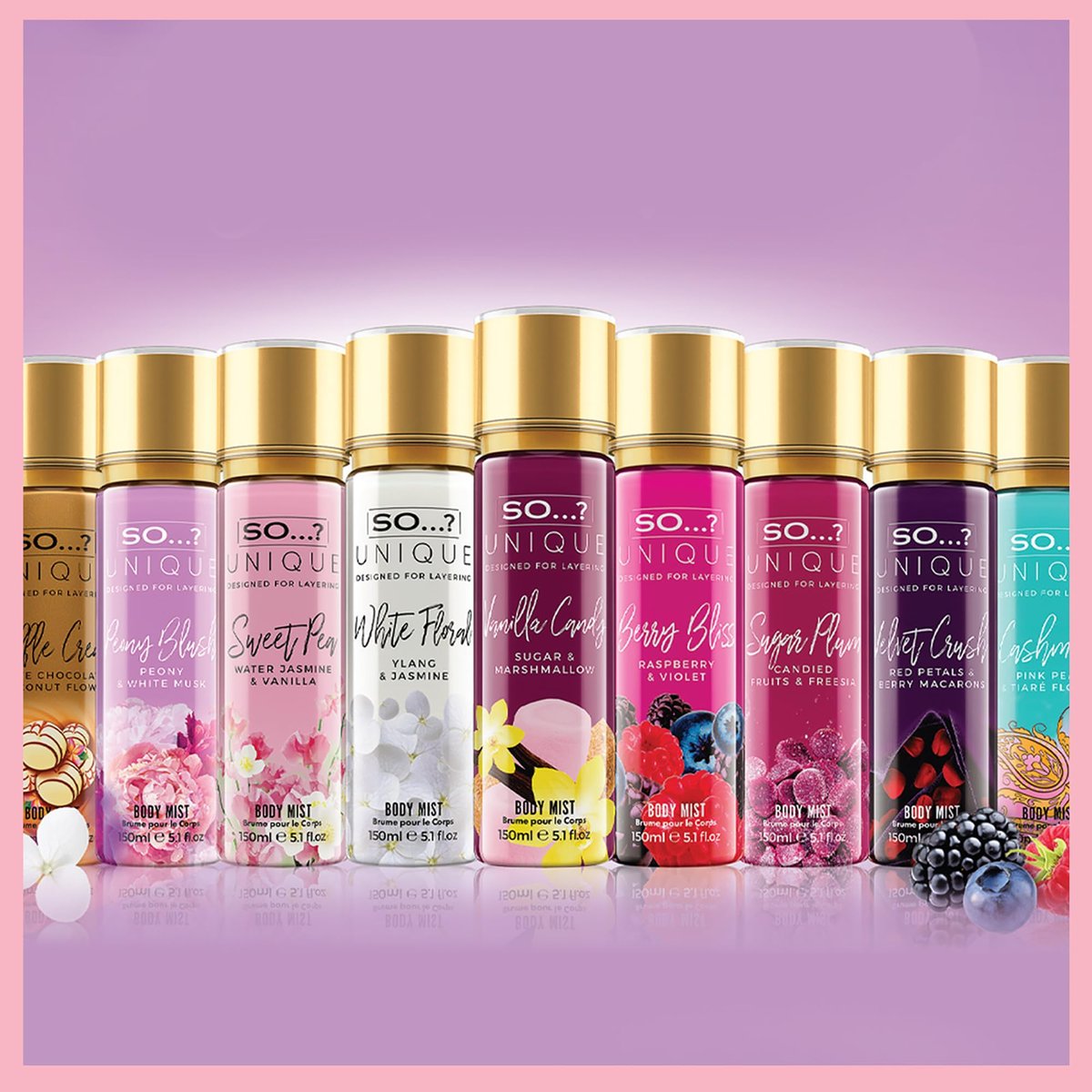 So...? Unique Rose Berry Body Mist - Floral Fruity Body Spray for Women - Vegan Perfume with Rose, Vanilla, Musk Notes - 5.1 oz - görsel 15