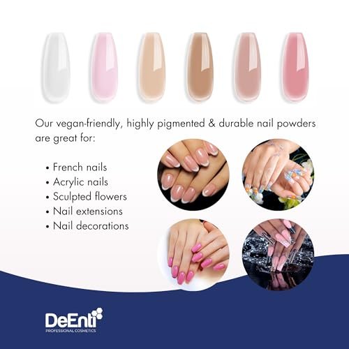 DeEnti Acrylic Nail Powder - 2oz Cover Pink | Professional Grade, Bubble-Free for Carving & Extensions - görsel 14