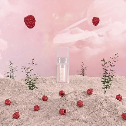 good light Taste of Space Lip Milk - Long Lasting Moisturizing Lip Primer & Mask with Collagen & Mango Seed Butter for Plumper, Hydrated Lips - Raspberry Flavor - Vegan Korean Makeup, 0.15 Fl. Oz. Avelisse