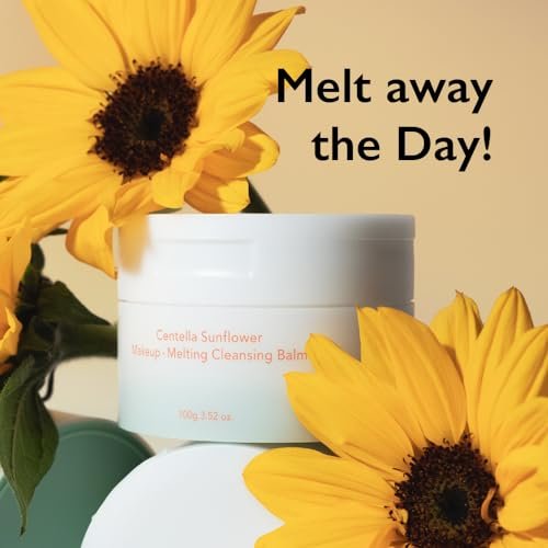HARUHARU wonder Centella Sunflower Makeup-Melting Cleansing Balm - 3.52 oz Gentle Facial Cleanser for Heavy Makeup Removal | Korean Skincare Avelisse