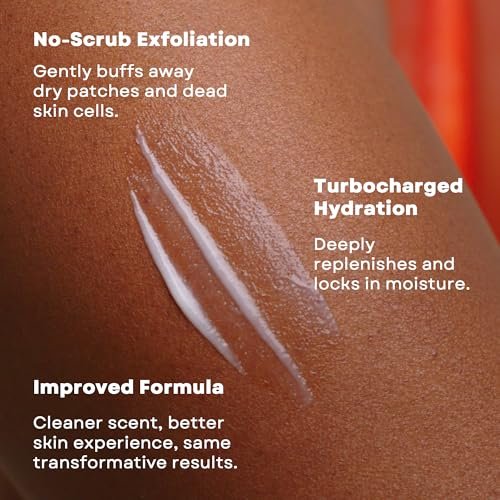 AmLactin Daily Nourish Therapeutic Body Lotion for Dry Skin – No-Scrub Exfoliator & Moisturizer with 12% Lactic Acid, 2 Fl Oz (Pack of 6) Avelisse
