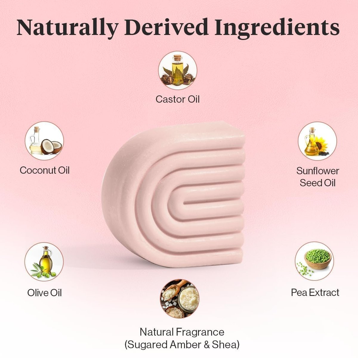 Kitsch Castor Oil Conditioner Bar Soap – Hydrating & Moisturizing Solid Conditioner for Hair Growth & Scalp Nourishment – Silicone & Paraben-Free, Vegan, Made in USA – 2.7 oz - görsel 8