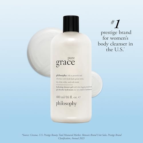 philosophy pure grace Hydrating Bath & Shower Gel - 16 Fl Oz Avelisse