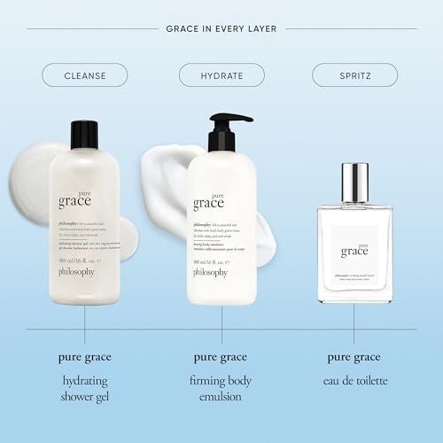 philosophy pure grace Hydrating Bath & Shower Gel - 16 Fl Oz Avelisse