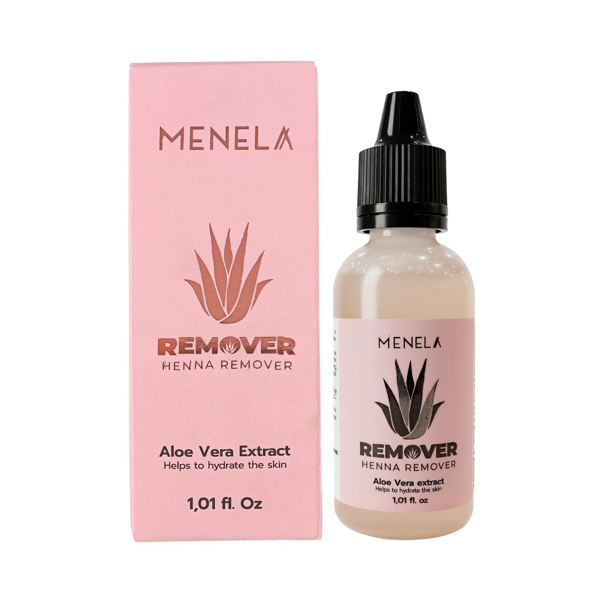 MENELA Eyebrow Henna Remover 30 ml with Aloe Vera Extract – Gentle & Effective for Clean Brow Shapes Avelisse