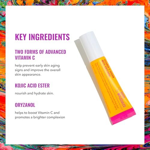 Good Molecules Vitamin C Serum with Oryzanol – Brightening & Anti-Aging Face Serum for Even Skin Tone Avelisse