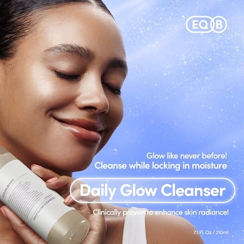 EQQUALBERRY pH Balanced Daily Glow Gel Cleanser - 7.1 fl oz (210ml) | Moisturizing Gentle Gel Cleanse | Korean Skincare EWG Green Avelisse