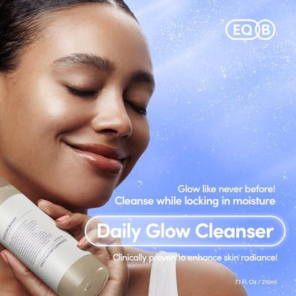 EQQUALBERRY pH Balanced Daily Glow Gel Cleanser - 7.1 fl oz (210ml) | Moisturizing Gentle Gel Cleanse | Korean Skincare EWG Green Avelisse