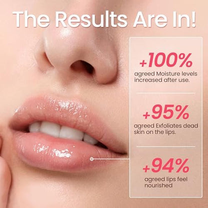 SUDAJI Collagen Lip Mask - Hydrating Lip Balm with Hyaluronic Acid & Vitamins E, A - Overnight Sleeping Nourishing Lip Butter for Dry Lips (Strawberry, 0.7 oz) Avelisse