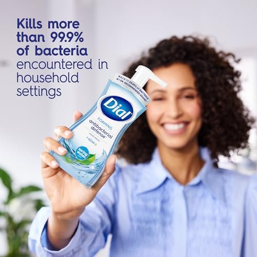 Dial Antibacterial Foaming Hand Wash Refill, Spring Water, 30 oz - görsel 12