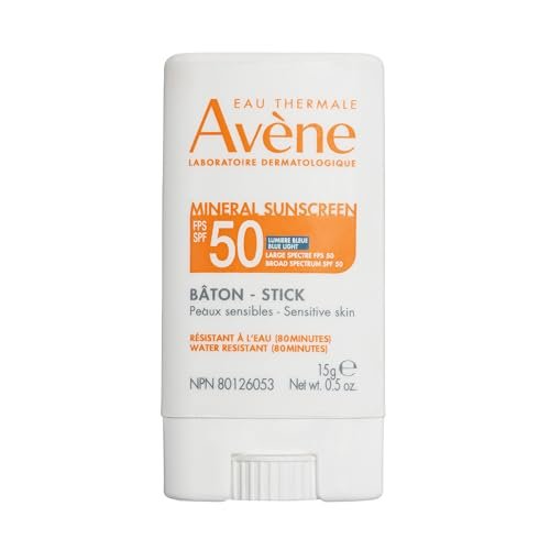 Avène Mineral Sunscreen Stick SPF 50 – 0.5 oz Broad Spectrum Protection Avelisse