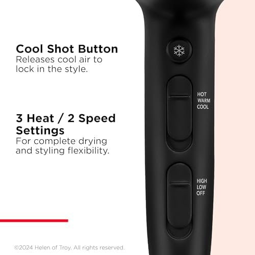 Revlon Perfect Match Essential Hair Dryer – Ceramic, Black Avelisse