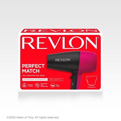 Revlon Perfect Match Essential Hair Dryer – Ceramic, Black Avelisse
