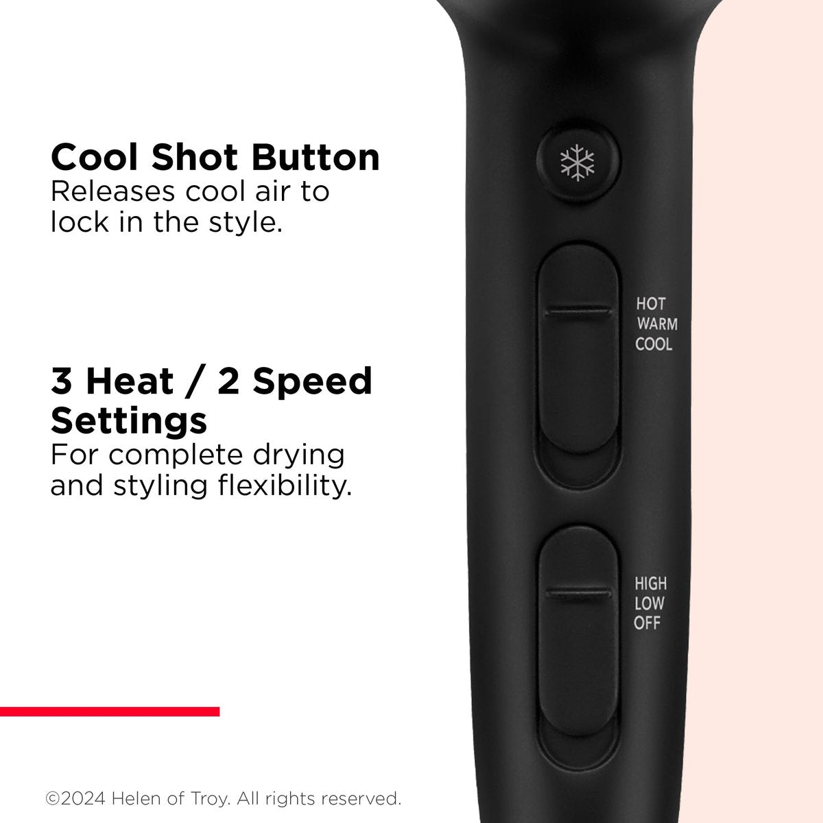 Revlon Perfect Match Essential Hair Dryer – Ceramic, Black Avelisse