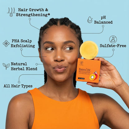 BEAUT’E SEOUL Batana Oil Shampoo Bar for Hair Growth – Cold-Pressed from Honduras, Natural Herbal Blend, PHA Scalp Exfoliating Cleanser, Sulfate-Free & pH Balanced, 3.52 oz Avelisse