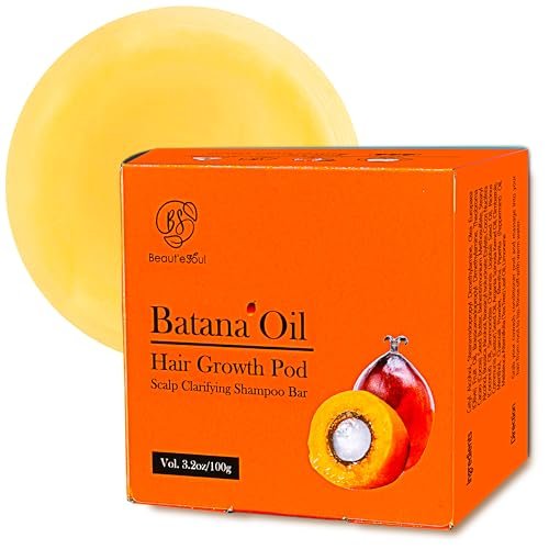 BEAUT’E SEOUL Batana Oil Shampoo Bar for Hair Growth – Cold-Pressed from Honduras, Natural Herbal Blend, PHA Scalp Exfoliating Cleanser, Sulfate-Free & pH Balanced, 3.52 oz Avelisse