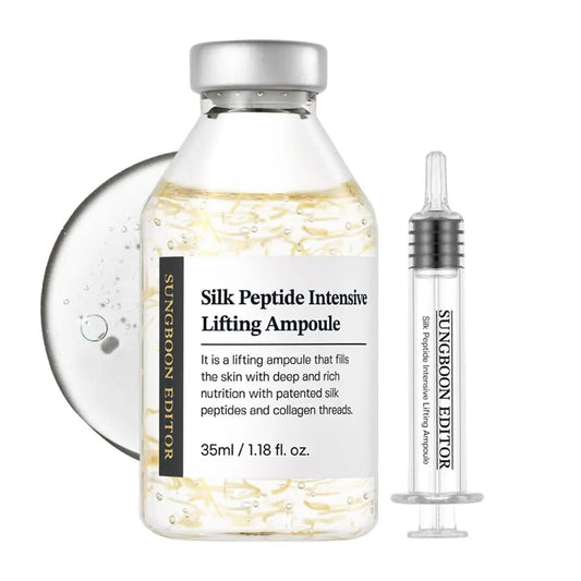SUNGBOON EDITOR Silk Peptide Intensive Lifting Ampoule – Firming & Anti-Aging Serum for Face, 35ml / 1.18 oz Avelisse