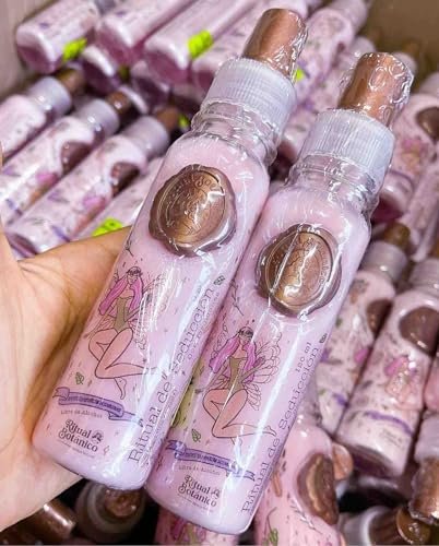 Ritual Botanico Thermoprotector with Pheromones 120ml Organic | Anti-Frizz Detangling Hair Spray with Shine, Pink Avelisse