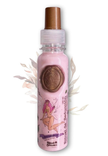 Ritual Botanico Thermoprotector with Pheromones 120ml Organic | Anti-Frizz Detangling Hair Spray with Shine, Pink Avelisse