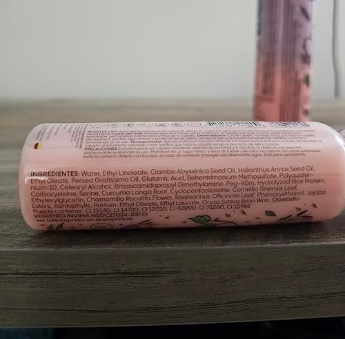 Ritual Botanico Thermoprotector with Pheromones 120ml Organic | Anti-Frizz Detangling Hair Spray with Shine, Pink Avelisse
