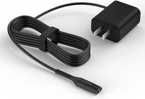 FGIEU Shaver Charger Compatible with Braun Series 9, 8, 7, 6, 5, 3, 1, XT5 - Replacement Power Cord for 9477cc, 9465cc, 8457cc, 8417s, 8330s, 7085cc, 7020s, 790cc, 6075cc, 6072cc, 6020s, 5020, 5018s, 310s, 3040, 190s, 130s Avelisse