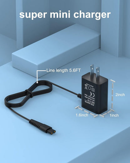 FGIEU 3.5V Clipper Charger Compatible with Wahl Cordless Hair Clippers - Replacement Power Cord for Wahl 3026590, 9636-700, 9636-2201, 79434, 9649, 9649P Color Pro Avelisse