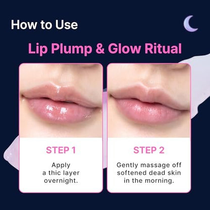 Perfect Sleep Lip Collagen - Intensive Collagen Lip Sleeping Mask with Peptides, Rice Protein & Willow Bark Extract for Overnight Plumping, Repairing & Smoothing Avelisse