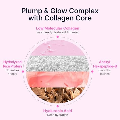 Perfect Sleep Lip Collagen - Intensive Collagen Lip Sleeping Mask with Peptides, Rice Protein & Willow Bark Extract for Overnight Plumping, Repairing & Smoothing Avelisse