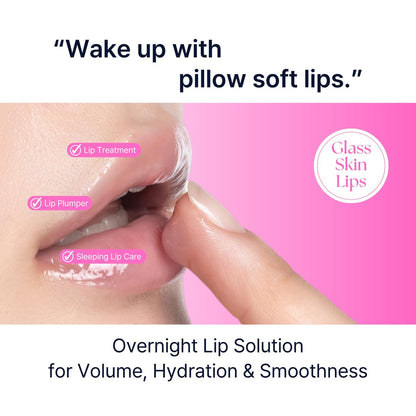 Perfect Sleep Lip Collagen - Intensive Collagen Lip Sleeping Mask with Peptides, Rice Protein & Willow Bark Extract for Overnight Plumping, Repairing & Smoothing Avelisse