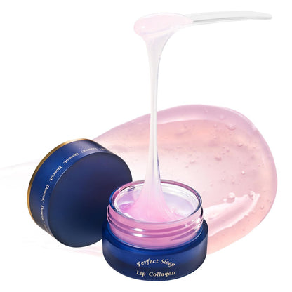 Perfect Sleep Lip Collagen - Intensive Collagen Lip Sleeping Mask with Peptides, Rice Protein & Willow Bark Extract for Overnight Plumping, Repairing & Smoothing Avelisse