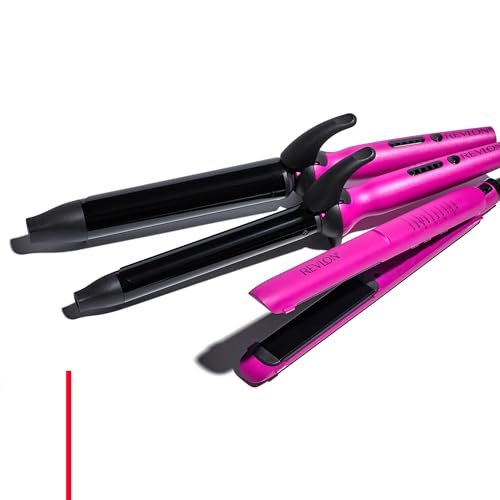 REVLON Easy Heat 1" Precision Curling Iron - Ceramic Pink Avelisse