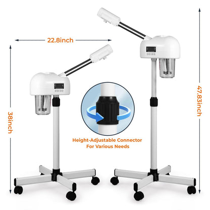 Hovinke Professional Facial Steamer for Estheticians – Hot Mist & Timer, 600ml, White Avelisse