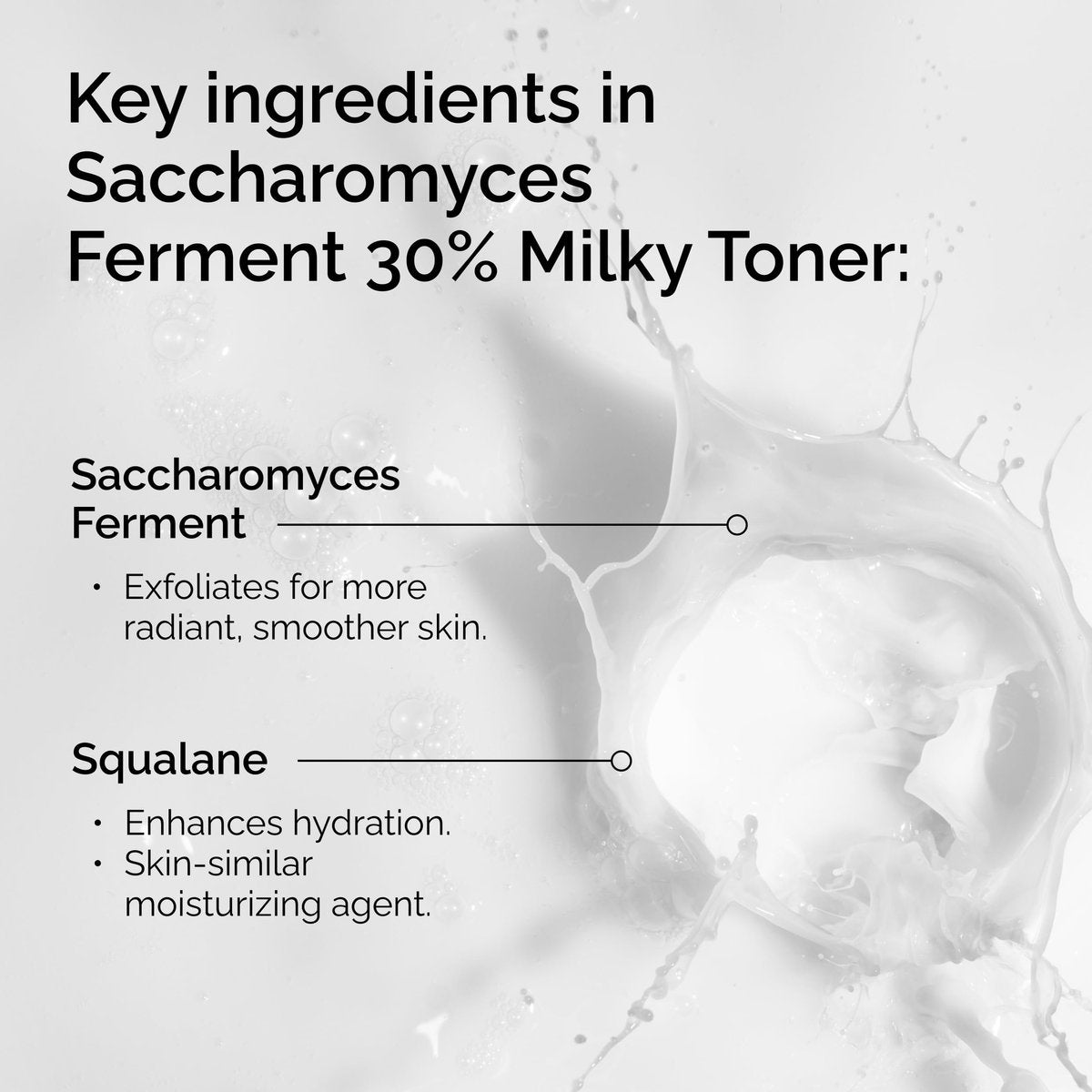 The Ordinary Saccharomyces Ferment 30% Milky Toner - Exfoliating & Hydrating Toner for Smoother, Brighter Skin, 3.4 Fl Oz Avelisse