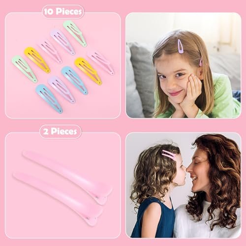 Auroray 2200 Clear Hair Ties – Elastic Hair Loops Set with Cutter for Toddlers, Kids, and Women Avelisse