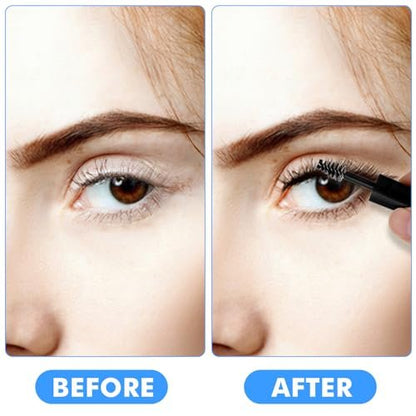 27-Pack Empty Mascara Tubes with Wand - 3ml Mini Mascara Bottles with Brush & Rubber Inserts for Travel, DIY, and Sample Sizes (Black)