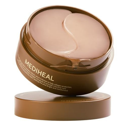 Mediheal Retinol Collagen Under Eye Patches - Korean Hydrogel Eye Pads (60 Patches) with 95% Retinol & Collagen - Improves Puffy Eyes & Dark Circles - Non Irritating, Encapsulated Retinol Avelisse