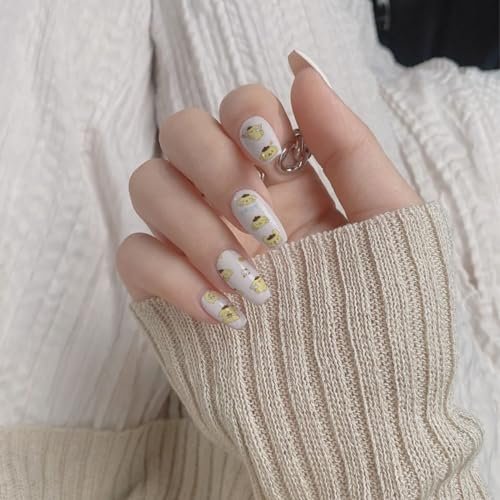 7PCS Cute Cartoon Nail Stickers - Kawaii Nail Art Decals for DIY Manicure, Women & Kids - görsel 3