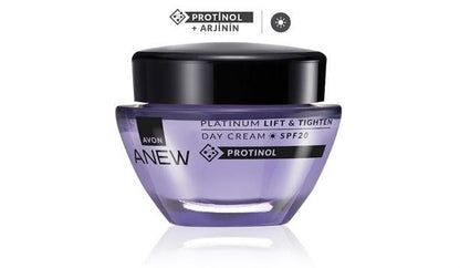 AVON Anew Platinum DAY and NIGHT Cream (Two Pack Set) – Anti-Aging Face Moisturizer Duo Avelisse
