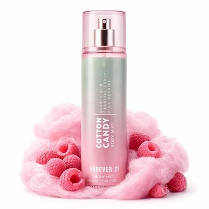 Forever 21 Cotton Candy Body Mist - 8 fl oz Sweet Fragrance Spray for Women & Men