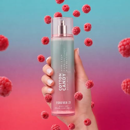 Forever 21 Cotton Candy Body Mist - 8 fl oz Sweet Fragrance Spray for Women & Men