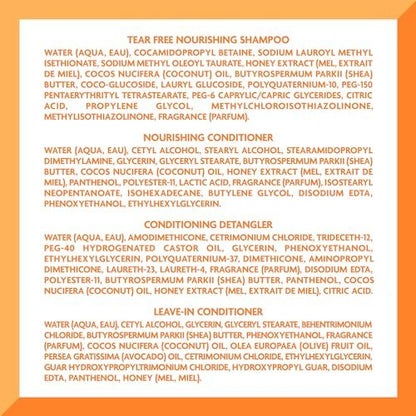 Cantu Care for Kids Haircare Regimen Set - Large Size Shampoo, Conditioner, Detangler & Leave-In Conditioner (Pack of 4, 13.5 oz Each) Avelisse