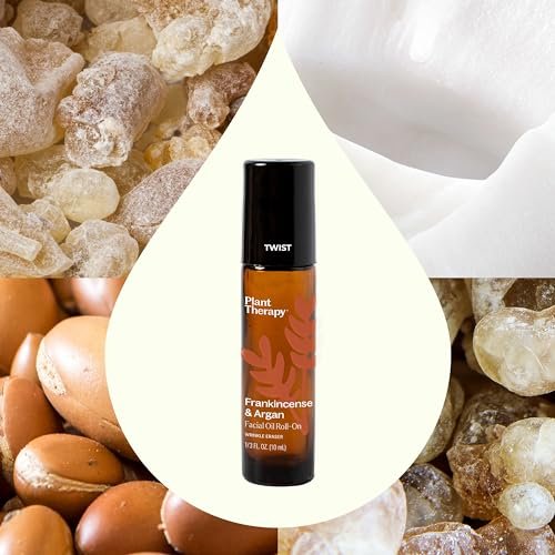 Plant Therapy Frankincense & Argan Facial Serum Roll-On - Anti-Aging Face Oil for Wrinkles & Skin Elasticity, 10 mL Avelisse