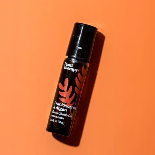 Plant Therapy Frankincense & Argan Facial Serum Roll-On - Anti-Aging Face Oil for Wrinkles & Skin Elasticity, 10 mL Avelisse