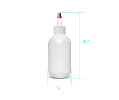 2 oz Plastic Squeeze Bottles with Yorker Caps - Pack of 2, BPA Free, Made in USA | ljdeals
