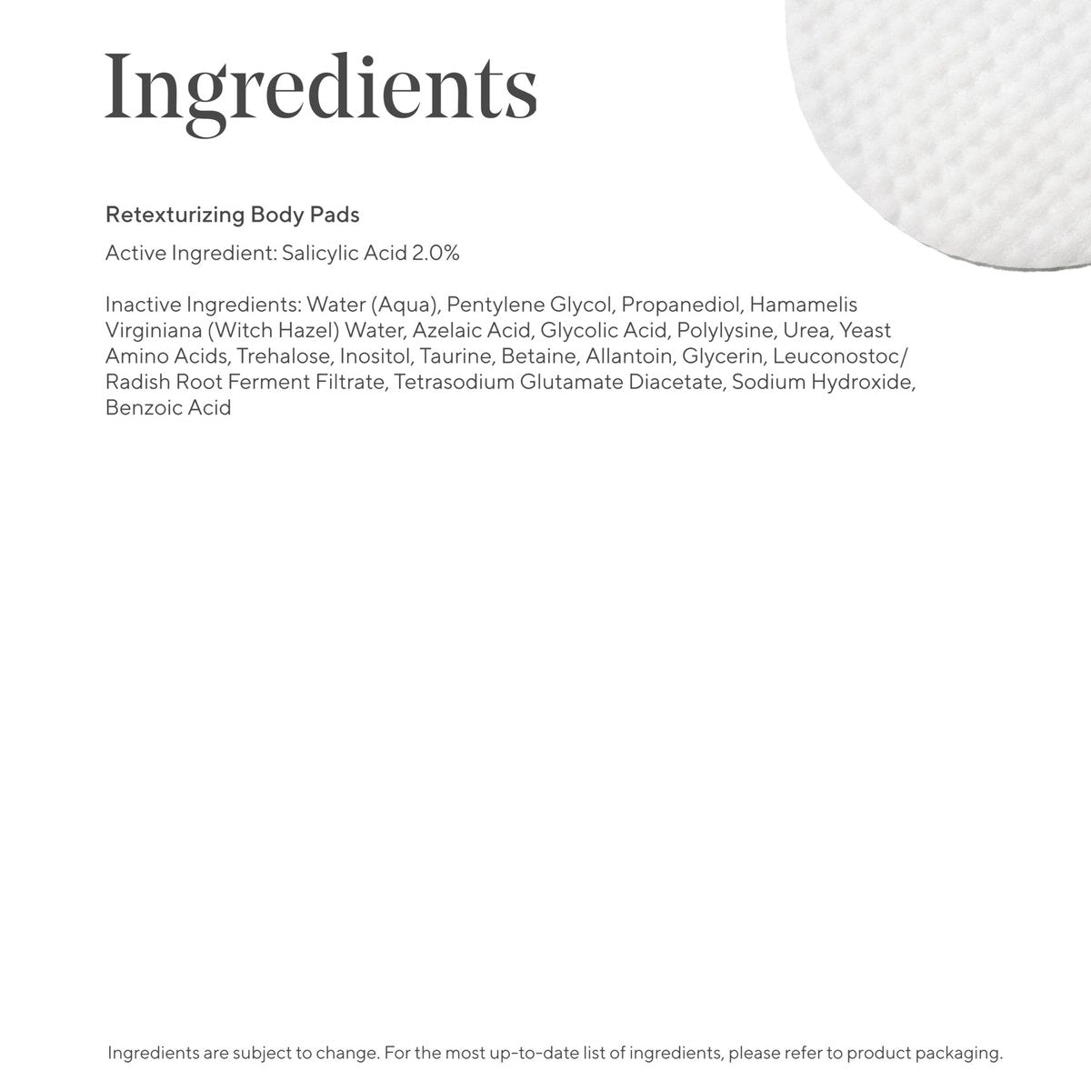 Murad Retexturizing Body Pads – Acne-Fighting Exfoliating Pads with Azelaic, Salicylic, and Glycolic Acid for Acne Breakouts, Smoothing KP Bumps, and Soothing Aggravated Skin – 45 Pads Avelisse